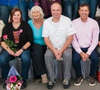 Ausschnitt aus dem Abschlussfoto vom Feldenkrais Training Lindau 01 | im Bild: Claudia Kühne, Lea Wolgensinger, Patrick Gruner, Jeremy Krauss