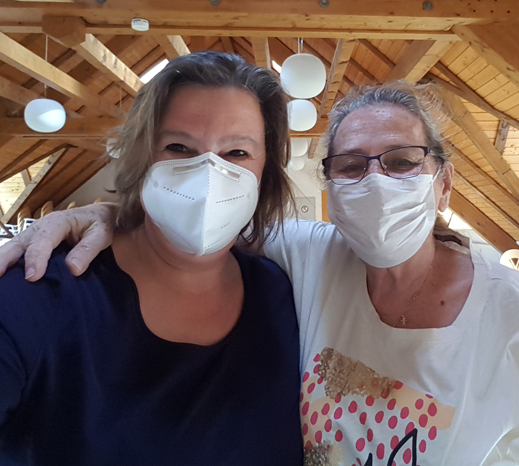 Claudia Kühne & Yehudit Silver, Under The Oak Training in St. Peter, Mai 2022